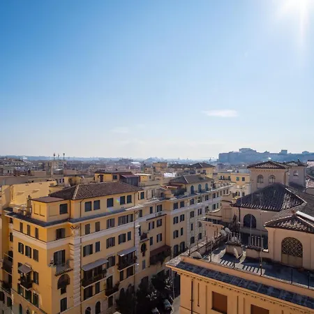 شقة Elegantis La Dolce Vista With Private Terrace And Fantastic View روما